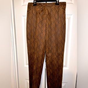 Animal print slacks